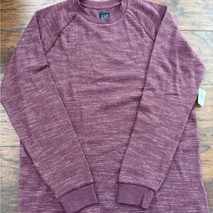 GAP Men's Burgundy Crewneck Sweater